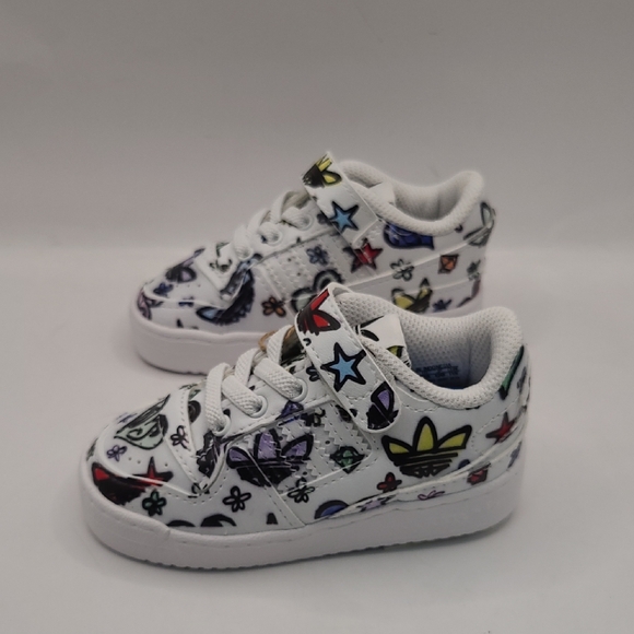 NEW adidas Forum Low Mono Jeremy Scott I Sneakers - Kids Size 5k - Picture 1 of 13